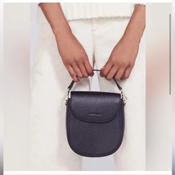 Shay Bandolier Black Crossbody Bag with Chain Strap (silver!) - Picture 13 of 16